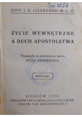 Życie wewnętrzne a duch apostolstwa, 1930r.