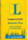 Słownik PLUS polsko-hiszpański hiszpańsko-polski + rozmówki