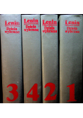 Lenin Dzieła wybrane tomy od 1 do 4