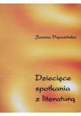 Dziecięce spotkania z literaturą
