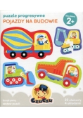 CzuCzu Puzzle progresywne Pojazdy na budowie
