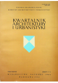 Kwartalnik Architektury i urbanistyki tom XXXVIII zeszyt 3 4
