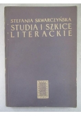 Studia i szkice literackie