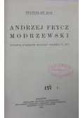 Andrzej Frycz Modrzewski, 1919 r.