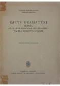 Zarys gramatyki języka staro- cerkiewno- słowiańskiego na tle porównawczym