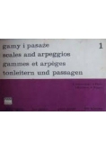 Gamy i pasaże na fortepian cz. 1