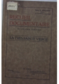 Recueil documentaire Le sacre cceur 1927 r