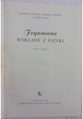 Feynmana wykłady z fizyki, Tom I część II