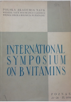 International symposium on vitamins