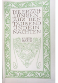Die erzahlungen aus den tausend und ein nachten 1822 r.