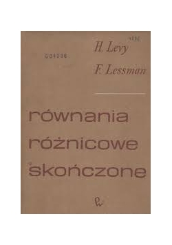 Rówania różnicowe skończone