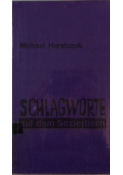 Schlagworte auf dem seziertisch