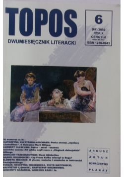 Topos dwumiesięcznik literacki nr 6 2002