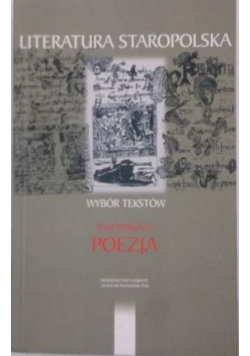 Literatura staropolska, tom I