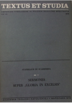 Sermones Super Gloria in excelsis