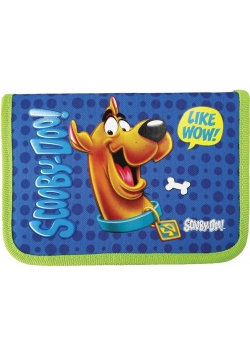 Piórnik 1 suwak 2 klapkowy Scooby Doo