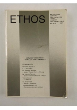 ETHOS - kwartalnik - Kapłan w końcu wieku, nr 38-39 1997 r.
