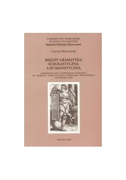 Między Gramatyką Scholastyczną A Humanistyczną