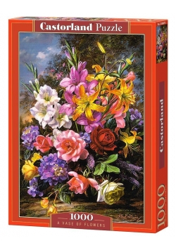 Puzzle 1000 Wazon z kwiatami CASTOR