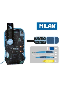 Multipiórnik Milan owalny mini z 1 piórnikiem Connection