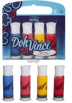 Play Doh Vinci Tuby uzupełniające 4 sztuki