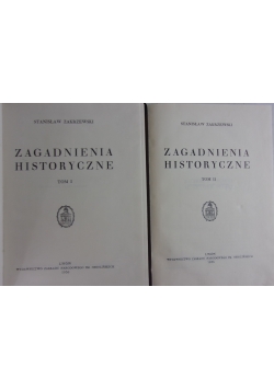 Zagadnienia historyczne, tom I i II, 1936 r.