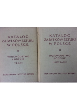 Katalog zabytków sztuki w Polsce, zestaw 2 książek