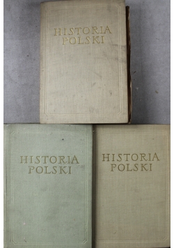 Historia Polski zestaw 3 książek