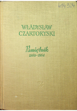 Czartoryski Pamiętnik 1860 1864
