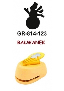 Dziurkacz ozdobny średni 2,5cm Bałwanek GRAND