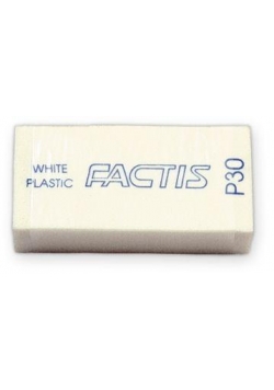 Gumki P-30 białe małe (30 szt) FACTIS