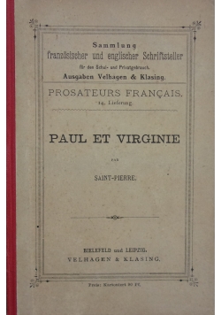 Paul et virginie, 1887r.