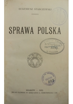 Sprawa Polska, 1912 r.