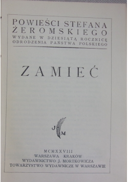 Zamieć, 1928 r.