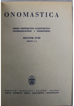 Onomastica  1966r