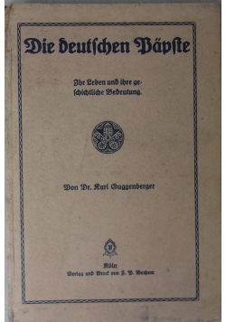 Die deutschen Papste, 1916 r.
