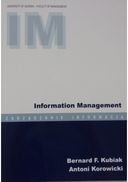 Information Management ,zarządzanie informacją