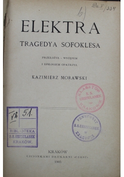 Elektra 1905 r.