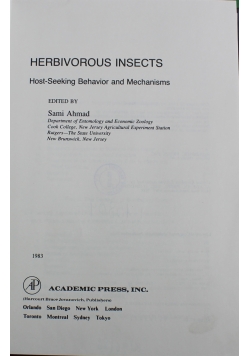 Herbivorous isects