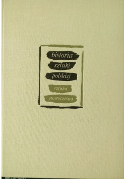 Historia sztuki polskiej tom III