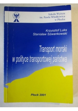 Transport morski w polityce transportowej państwa