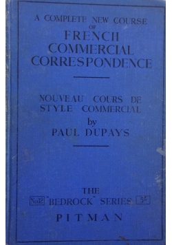 A Complete New Course of French Commercial Correspondence, 1937 r.