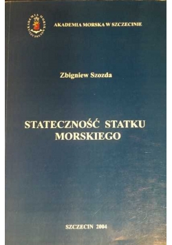 Stateczność statku morskiego