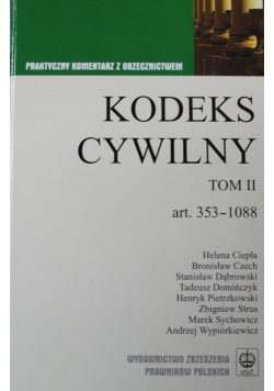 Kodeks Cywilny Tom II