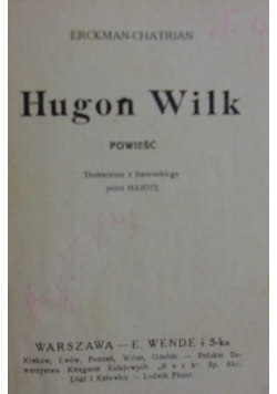 Hugon Wilk , 1926 r.