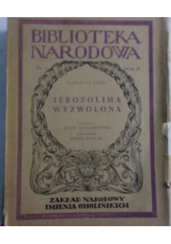 Jerozolima wyzwolona, 1923r.