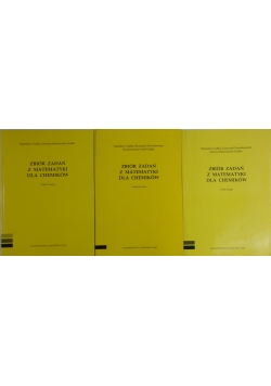 Zbiór zadań z matematyki dla chemików, cz. 1-3