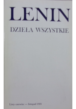 Lenin dzieła wszystkie, Tom 53
