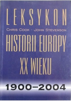 Leksykon historii Europy XX wieku