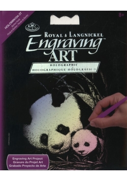 Mini wydrapywanka holograficzna Panda i Maluch